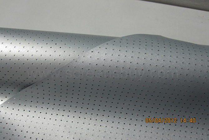 HX-8051 Perforated/ Sound Silver Silver 3D Screen Fabric/Surface