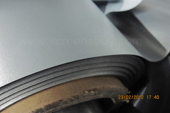 HX-8050 Soft Silver Silver 3D Screen Fabric/Surface